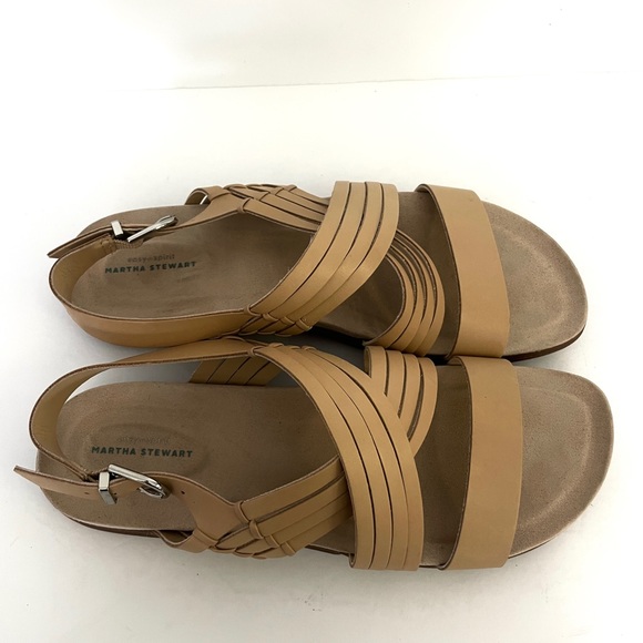 Easy Spirit Martha Stewart Leather Marlis Sandal Size 9 Narrow - Picture 3 of 9
